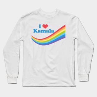 I Love Kamala Long Sleeve T-Shirt